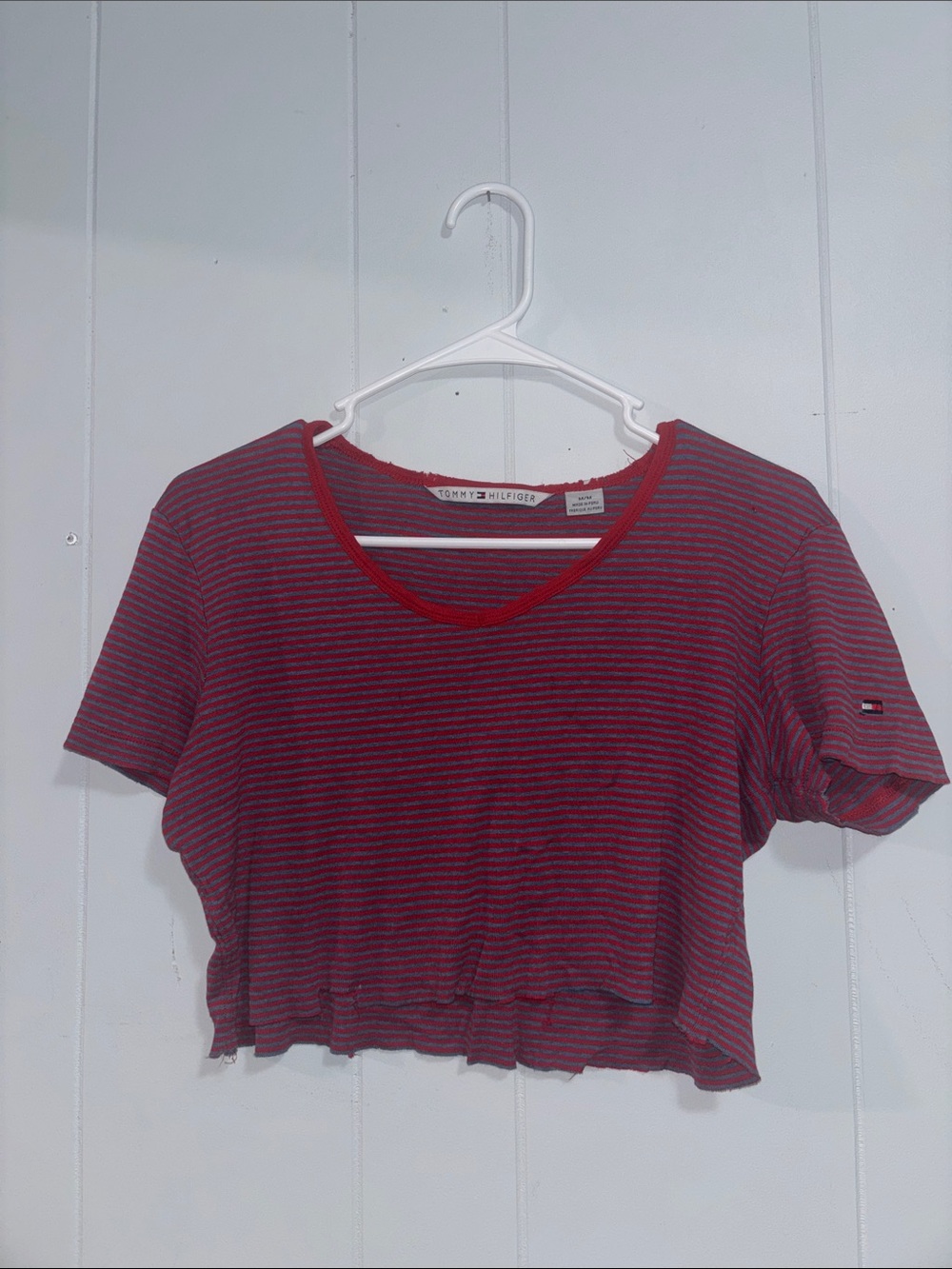 Tommy Hilfiger Striped Cropped Tee